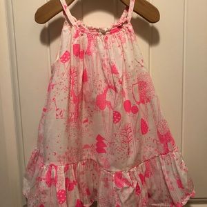 darling printed sundress!